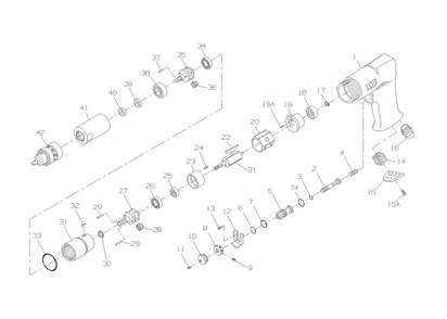Part Location Diagram of 109XPA-42-4 Ingersoll Rand Vane Pack